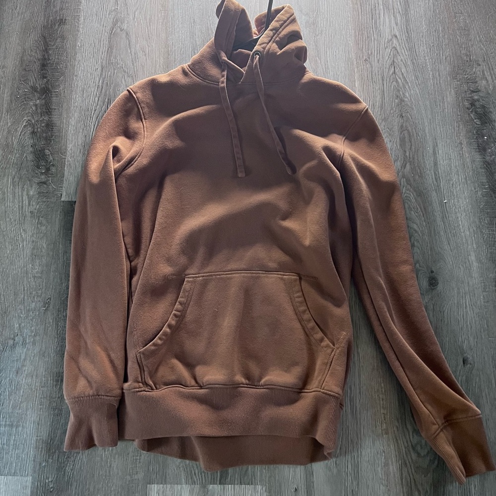 from target! Size small darker tan sweatshirt with strings!